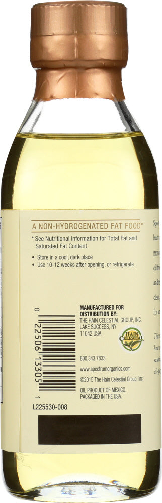 Spectrum Naturals: Avocado Oil Refined, 8 Oz