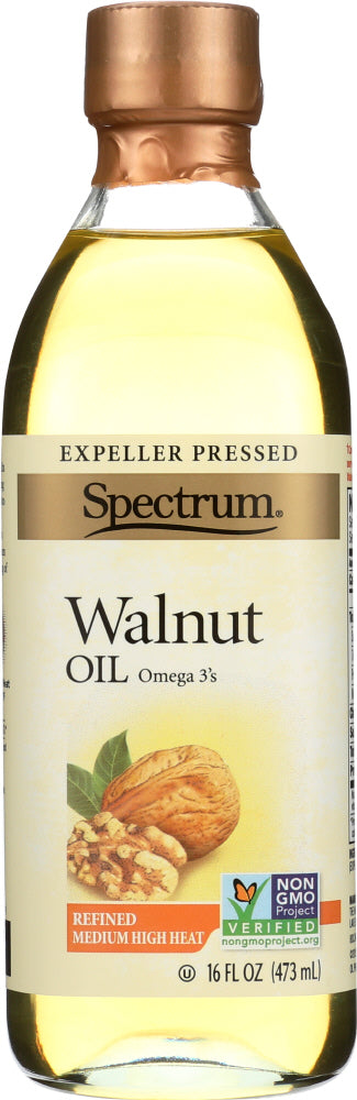 Spectrum Naturals: Walnut Oil Refined, 16 Oz