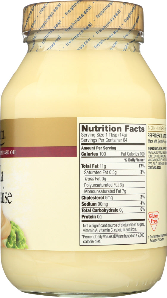 Spectrum Naturals: Canola Mayonnaise, 32 Oz