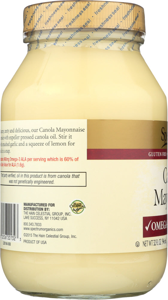 Spectrum Naturals: Canola Mayonnaise, 32 Oz