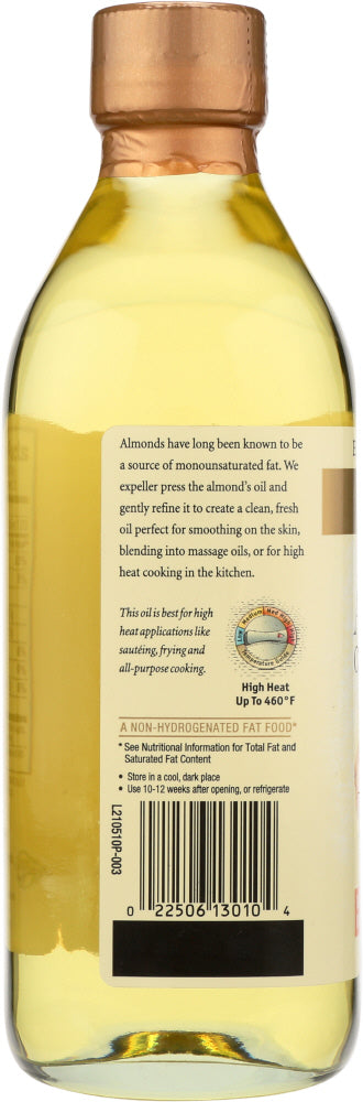 Spectrum Naturals: Refined Almond Oil, 16 Oz