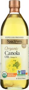 Spectrum Naturals: Organic Canola Oil High Heat, 32 Oz