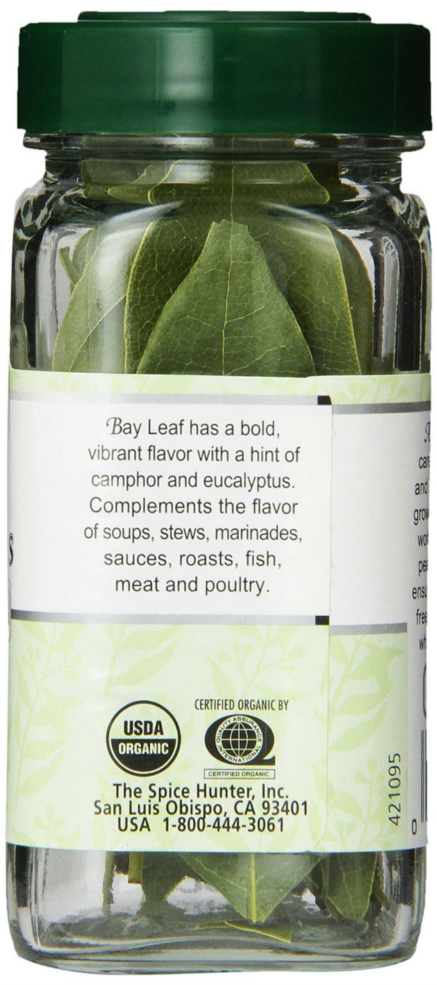 The Spice Hunter: California Bay Leaves Whole Organic, 0.14 Oz