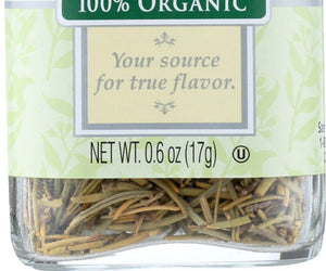 The Spice Hunter: Organic Rosemary, 0.6 Oz