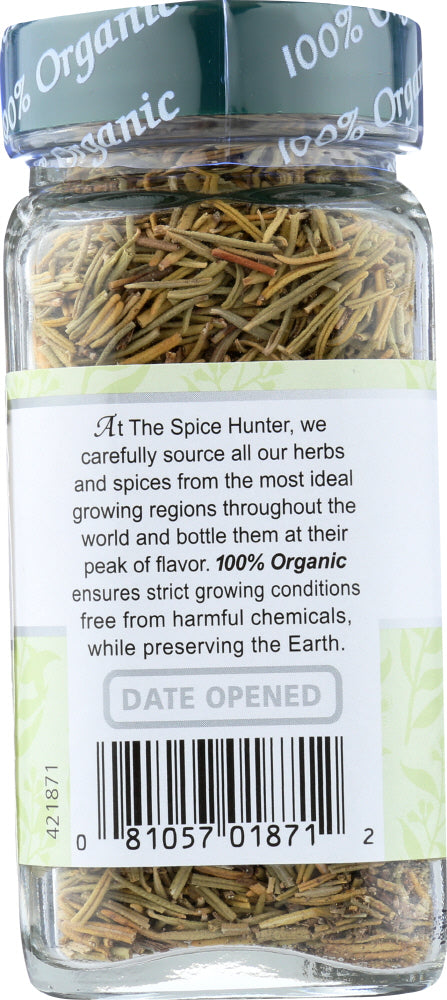 The Spice Hunter: Organic Rosemary, 0.6 Oz