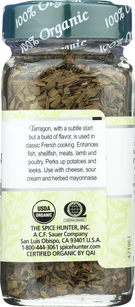 The Spice Hunter: 100% Organic Tarragon, 0.3 Oz