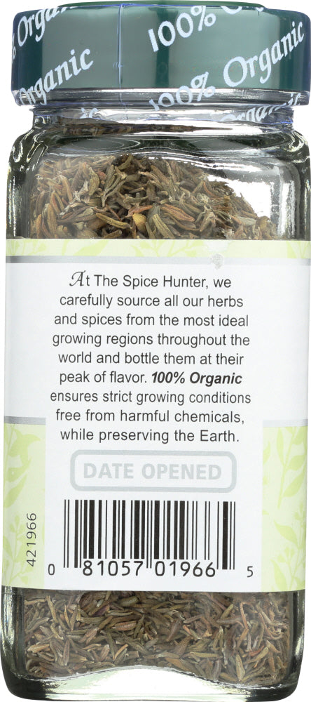 Spice Hunter: 100% Organic Thyme, 0.6 Oz