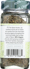 Spice Hunter: 100% Organic Thyme, 0.6 Oz