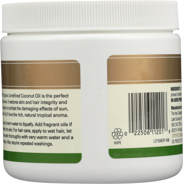 Spectrum Essentials: Organic Coconut Oil Unrefined, 15 Oz