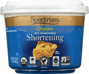 Spectrum: Organic All Vegetable Shortening, 24 Oz