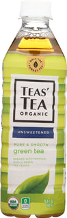 Teas' Tea: Organic Pure Green Tea Unsweetened, 16.9 Oz