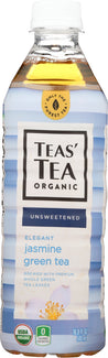 Teas' Tea: Organic Unsweetened Jasmine Green Tea, 16.9 Oz