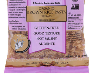 Tinkyada: Organic Brown Rice Pasta Spirals, 12 Oz
