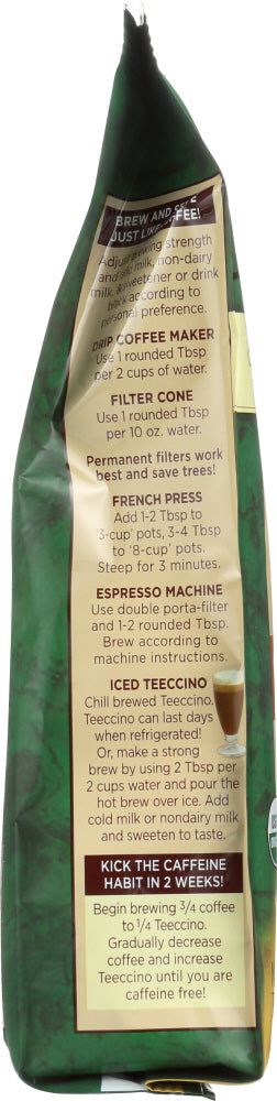 Teeccino: Coffee Alternative Chocolate Organic, 11 Oz