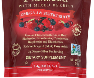 Spectrum Essentials: Ground Flaxseed With Mixed Berries, 12 Oz
