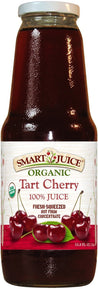 Smart Juice: 100% Juice Organic Tart Cherry, 33.8 Oz