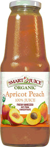 Smart Juice: 100% Juice Organic Apricot Peach, 33.8 Oz