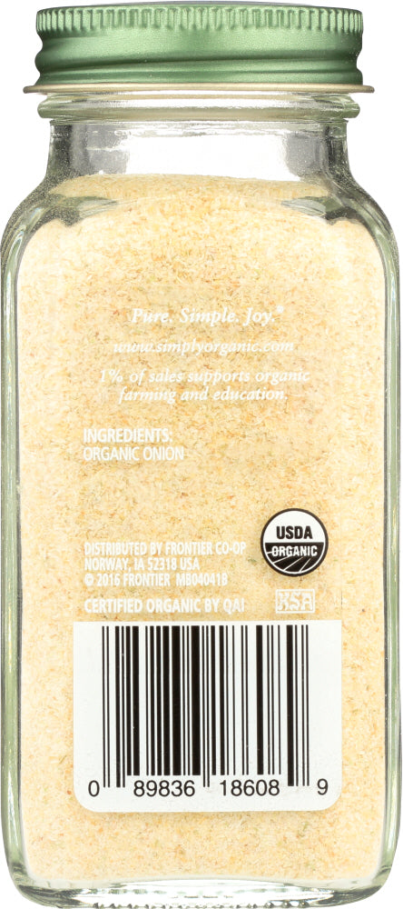 Simply Organic: Bottle Onion Powder Organic, 3 Oz