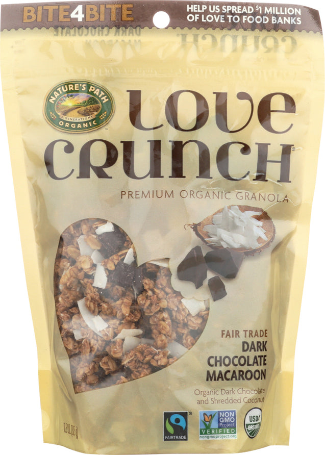 Natures Path: Love Crunch Premium Organic Granola Dark Chocolate Macaroon, 11.5 Oz