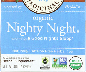Traditional Medicinals: Organic Nighty Night Herbal Tea 16 Tea Bags, 0.85 Oz