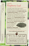 Traditional Medicinals: Organic Raspberry Leaf Caffeine Free Herbal Tea 16 Tea Bags, 0.85 Oz