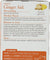 Traditional Medicinals: Organic Ginger Aid Herbal Tea 16 Tea Bags, 1.13 Oz