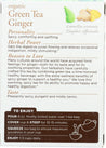 Traditional Medicinals: Organic Green Tea Ginger 16 Tea Bags, 0.85 Oz