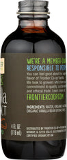 Frontier Herb: Organic Vanilla Extract, 4 Oz