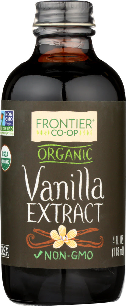 Frontier Herb: Organic Vanilla Extract, 4 Oz