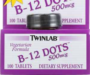 Twinlab: B-12 Sublingual Dots 500 Mcg, 100 Tablets