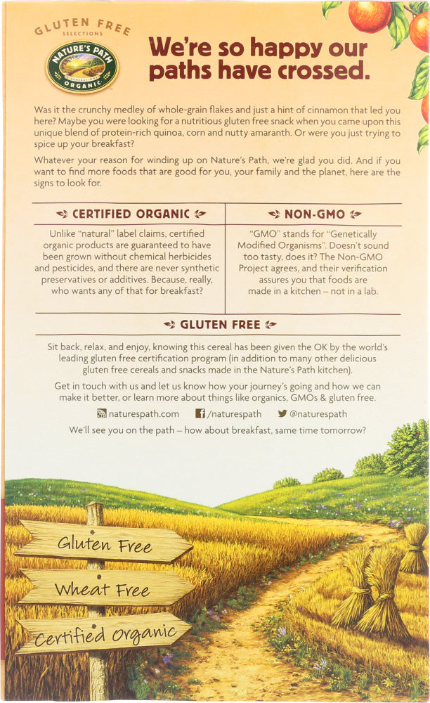 Nature's Path: Organic Sunrise Crunchy Cinnamon Cereal, 10.6 Oz