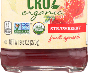 Santa Cruz: Fruit Spread Strawberry, 9.5 Oz