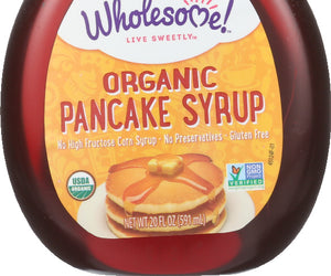 Wholesome Sweeteners: Organic Pancake Syrup Original, 20 Oz