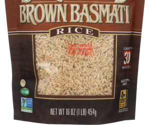 Lundberg: Organic Sprouted Brown Basmati Rice, 1 Lb