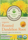 Traditional Medicinals: Organic Roasted Dandelion Root Herbal Tea 16 Tea Bags, 0.85 Oz