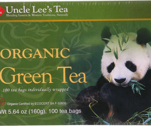 Uncle Lee's: Organic Green Tea, 100 Tea Bags