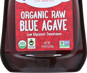 Wholesome Sweeteners: Organic Raw Blue Agave, 44 Oz