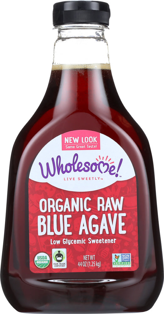 Wholesome Sweeteners: Organic Raw Blue Agave, 44 Oz