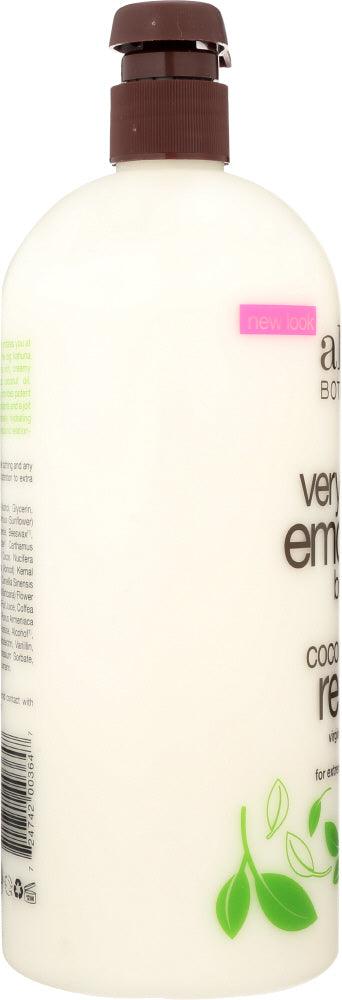 Alba Botanica: Very Emollient Body Lotion Coconut Rescue, 32 Oz - RubertOrganics