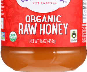 Wholesome Sweeteners: Organic Fair Trade Raw Honey, 16 Oz