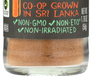 Frontier: Organic Ground Ceylon Cinnamon, 1.76 Oz