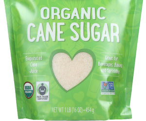 Wholesome Sweeteners: Organic Cane Sugar Evaporated Cane Juice, 16 Oz