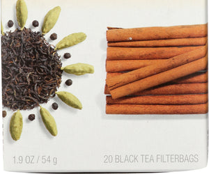 Tazo: Organic Chai Black Tea 20 Tea Bags, 1.9 Oz