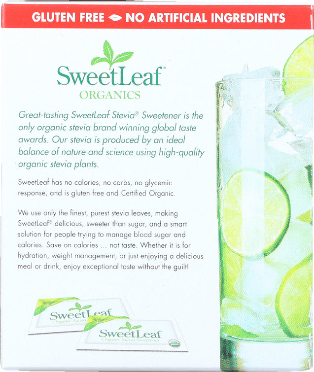 Sweetleaf: Organic Stevia Sweetener Packets, 35 Packets