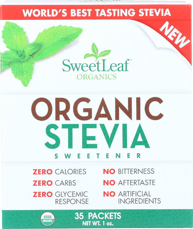 Sweetleaf: Organic Stevia Sweetener Packets, 35 Packets