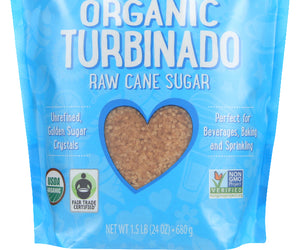 Wholesome Sweeteners: Organic Turbinado Raw Cane Sugar, 24 Oz