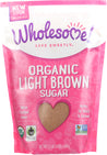 Wholesome Sweeteners: Organic Light Brown Sugar, 24 Oz
