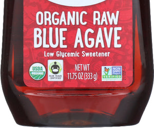 Wholesome Sweeteners: Organic Raw Blue Agave, 11.75 Oz