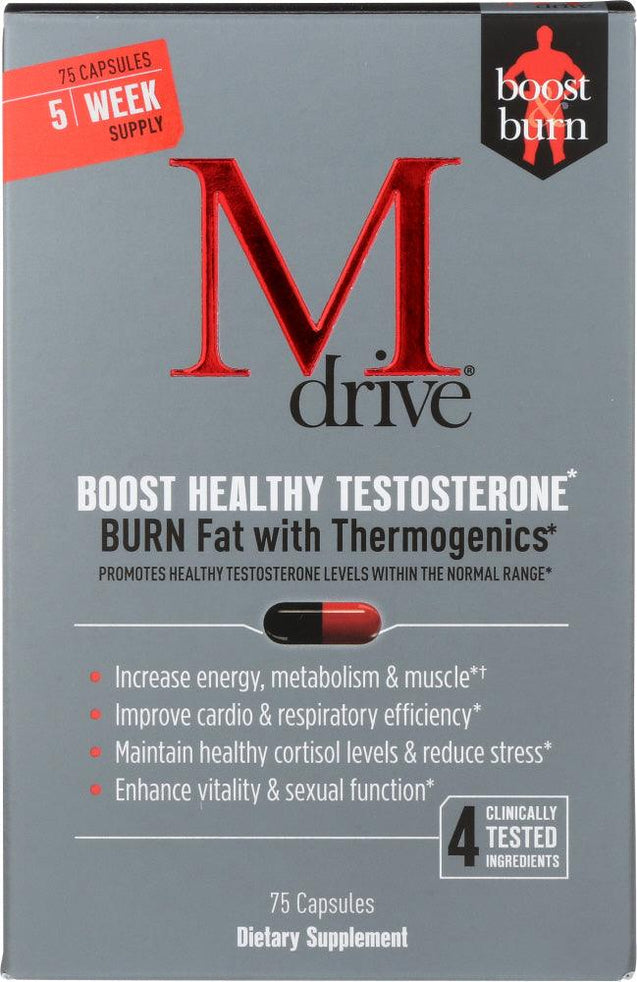 Dreambrands: M-drive Boost & Burn Testosterone Booster, 75 Vc - RubertOrganics