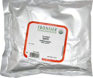 Frontier Natural Products: Organic Garlic Granules, 16 Oz